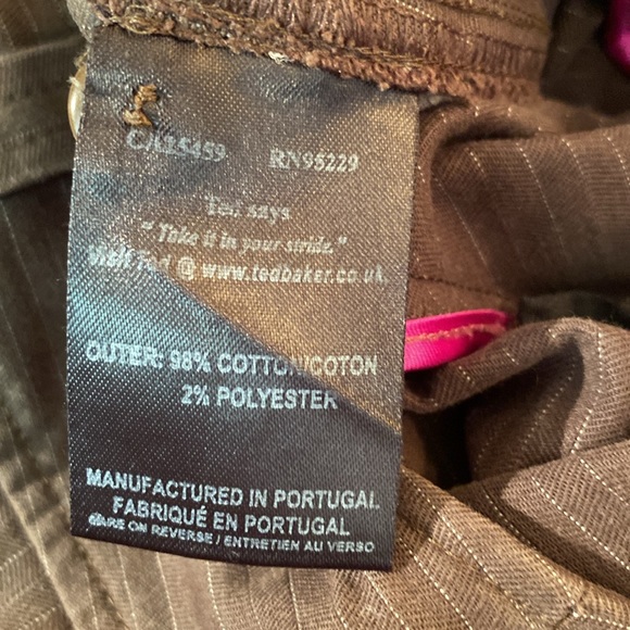 Ted Baker - Cropped Wide Leg Trousers. Size 2 UK - Picture 6 of 12